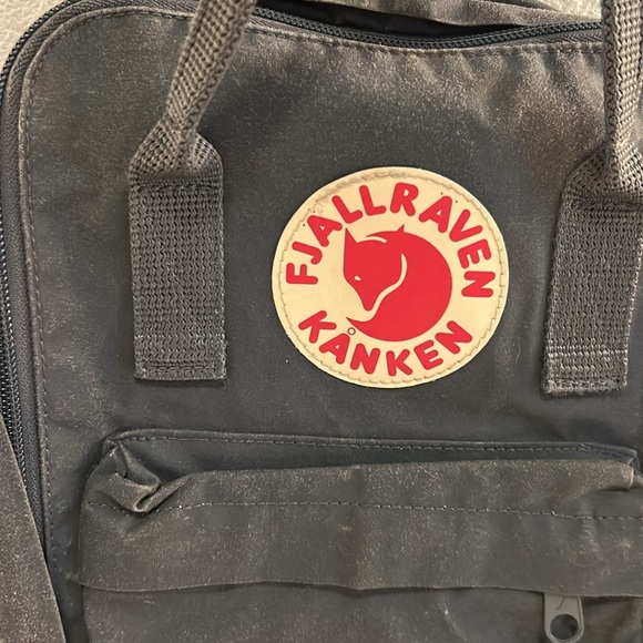 Fjallraven Kanken Gray Polyvinyl Back to School Mini Backpack - Picture 2 of 13